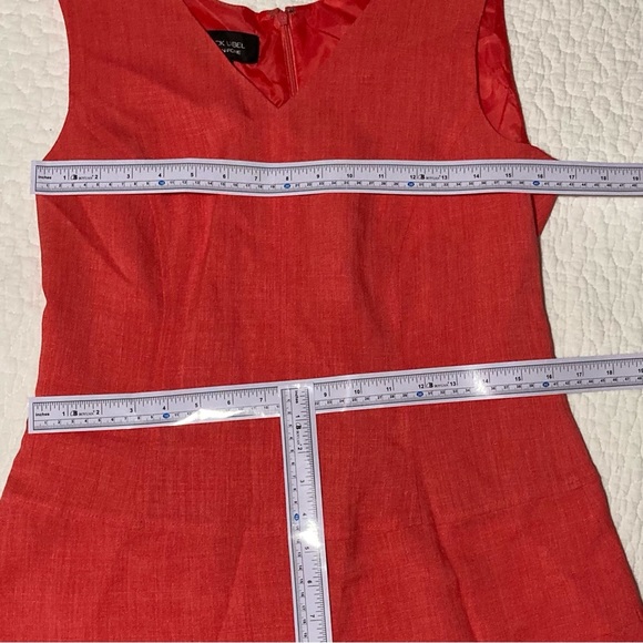 Evan Picone Coral Sleeveless V-Neck A-Line Dress - Picture 4 of 14